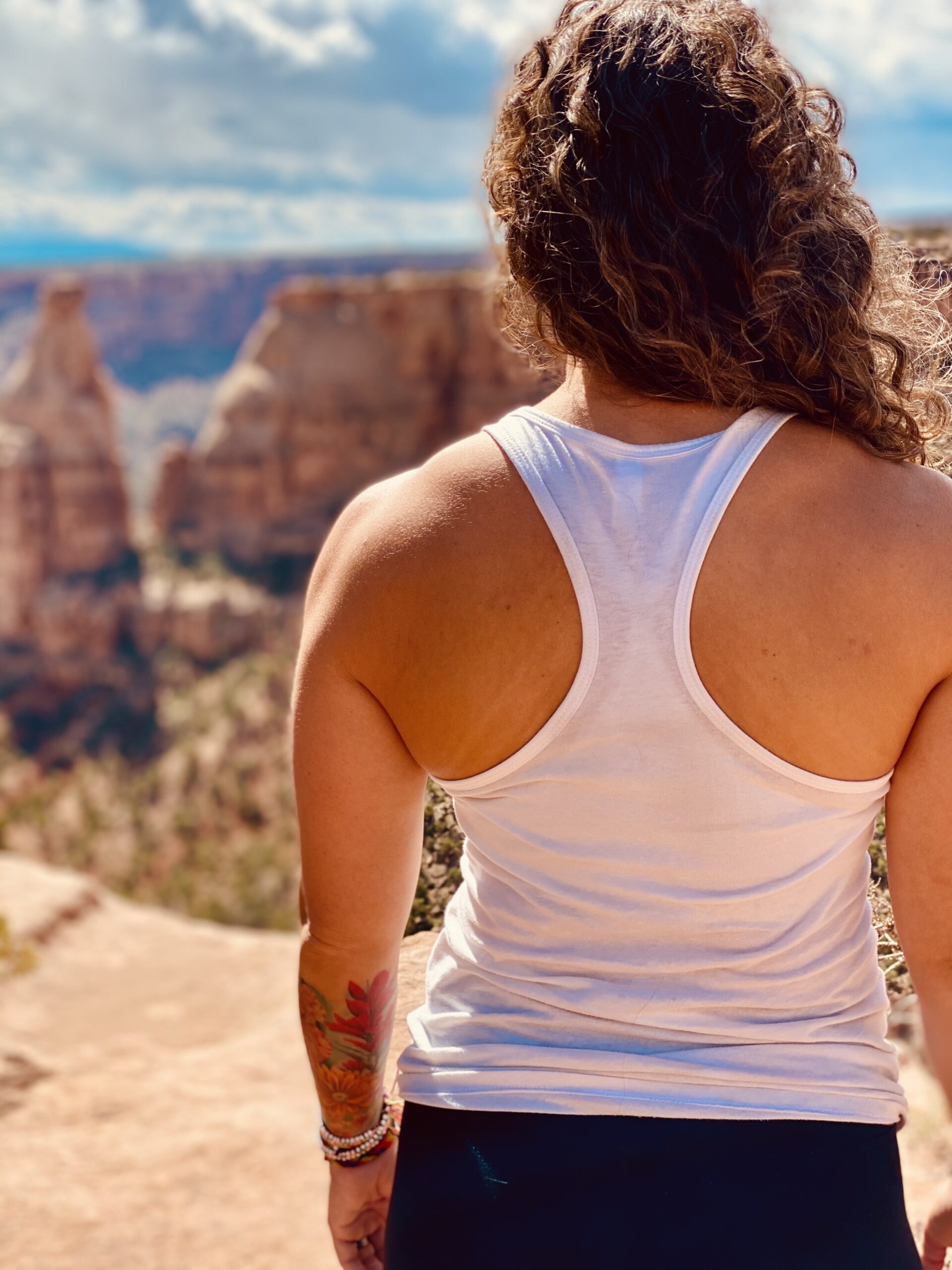 Women’s Ideal Racerback White / Grey - thumbnail 2
