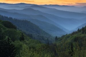 Views for days in the Blue Ridge Mountains