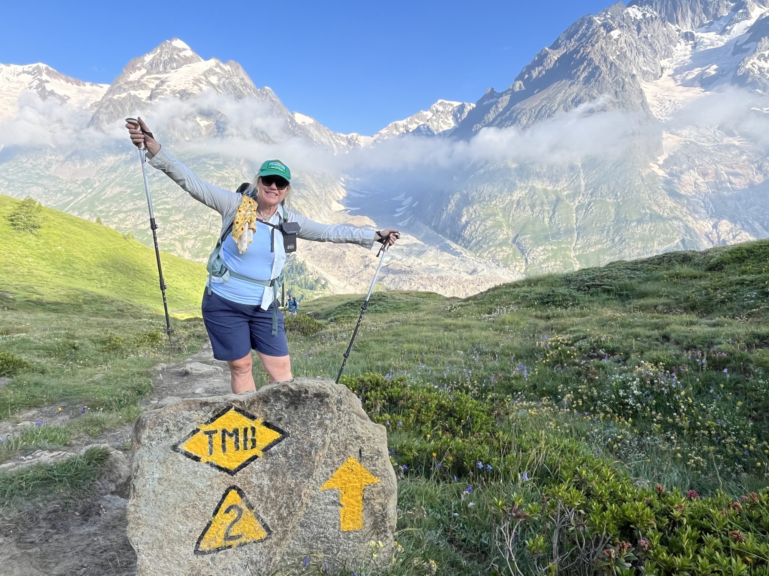 Robin on the Tour du Mont Blanc