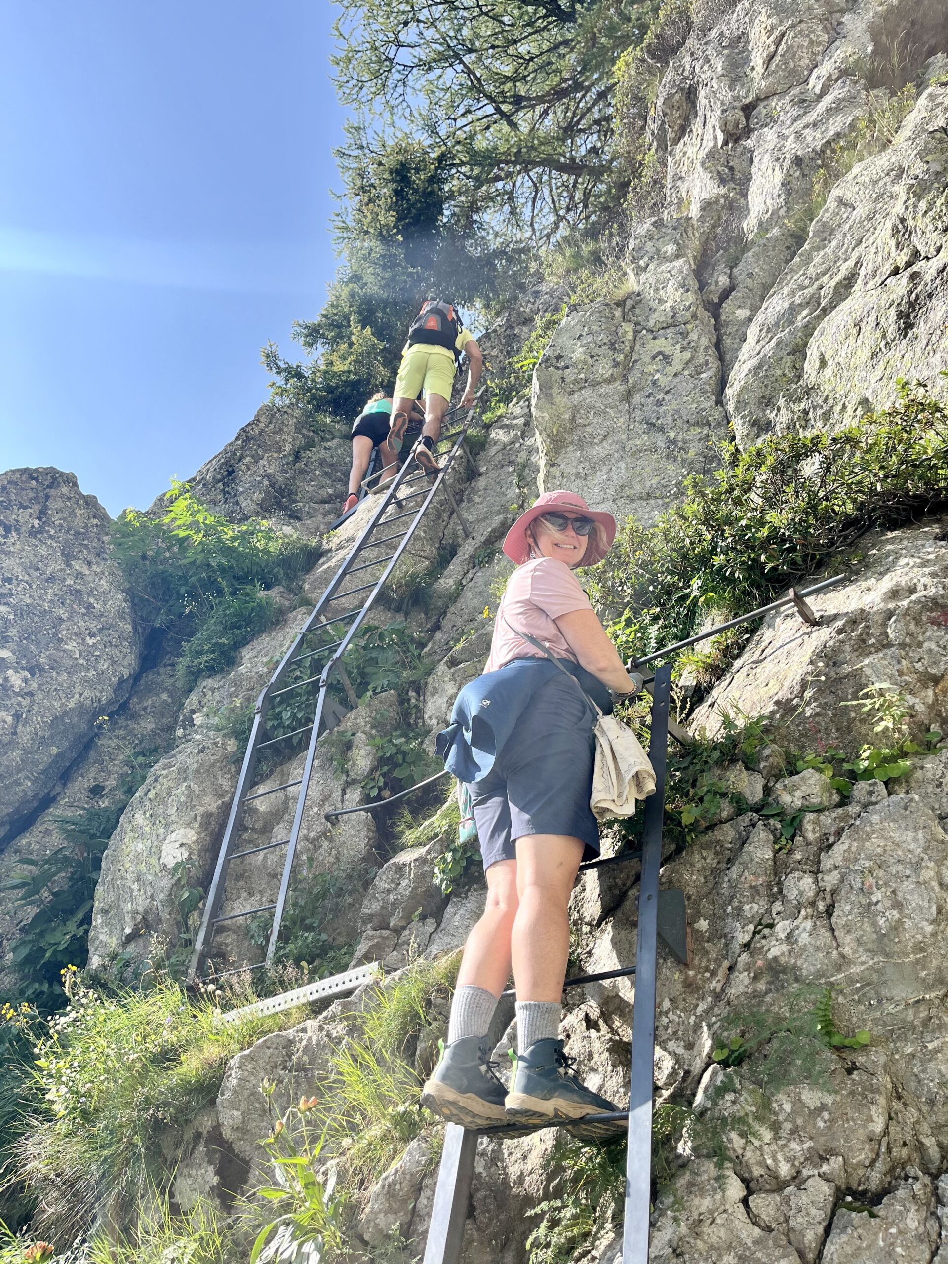 ladders on the Tour du Mont Blanc