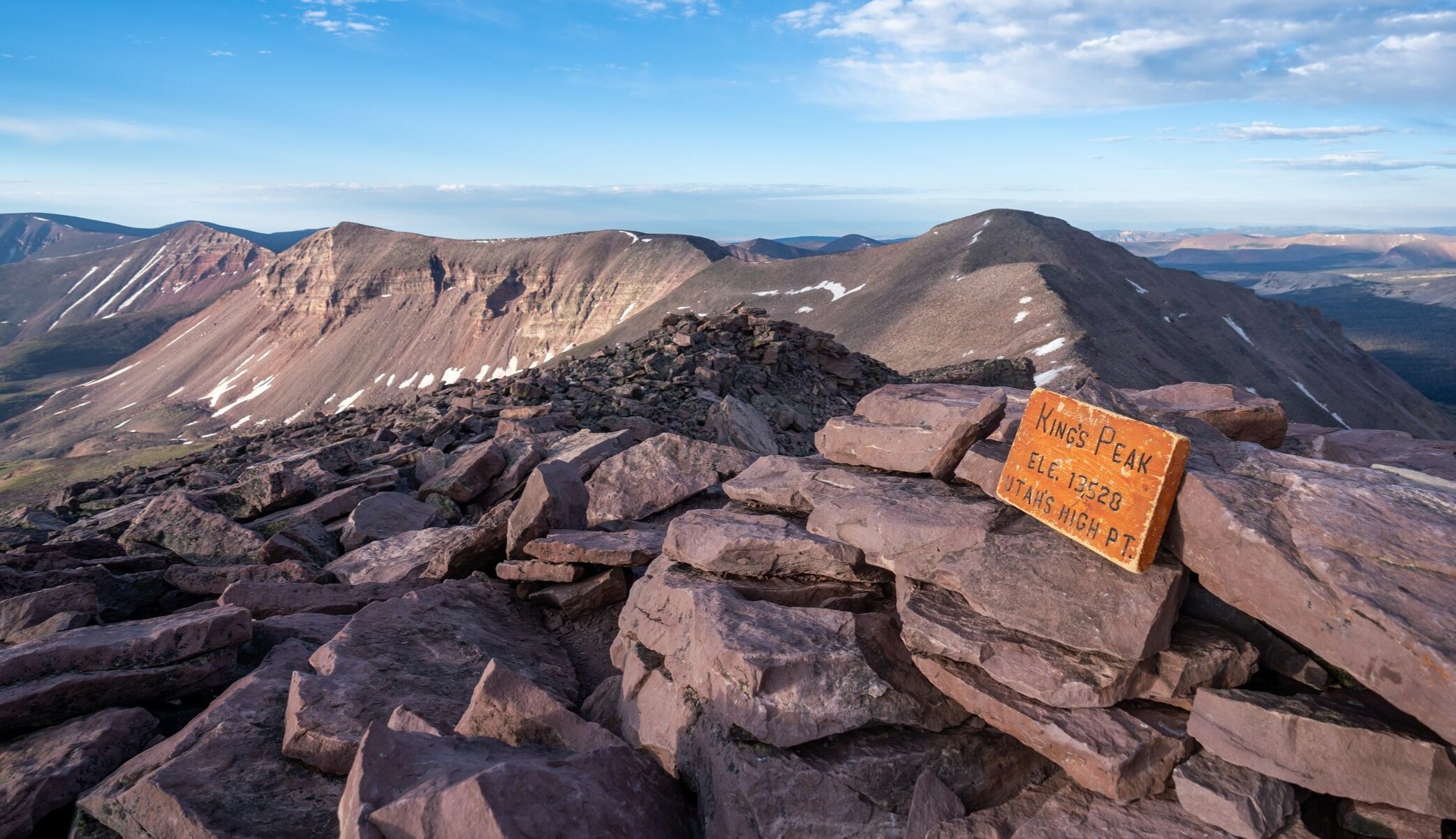 Kings Peak, highest point in Utah Kings Peak, highest point in Utah