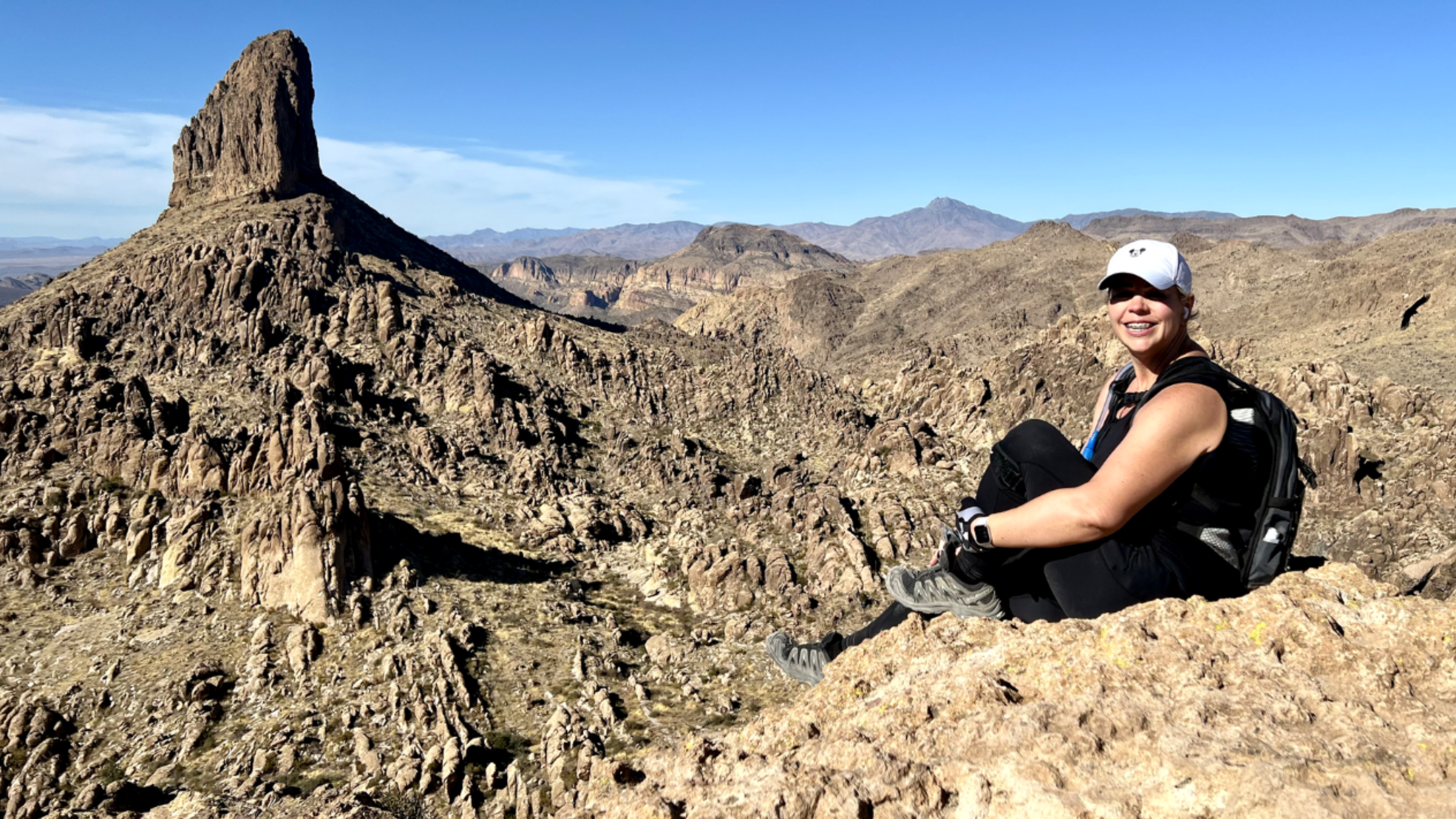 Weaver's Needle from the Peralta Canyon Trail in the Superstition Mountains of Arizona