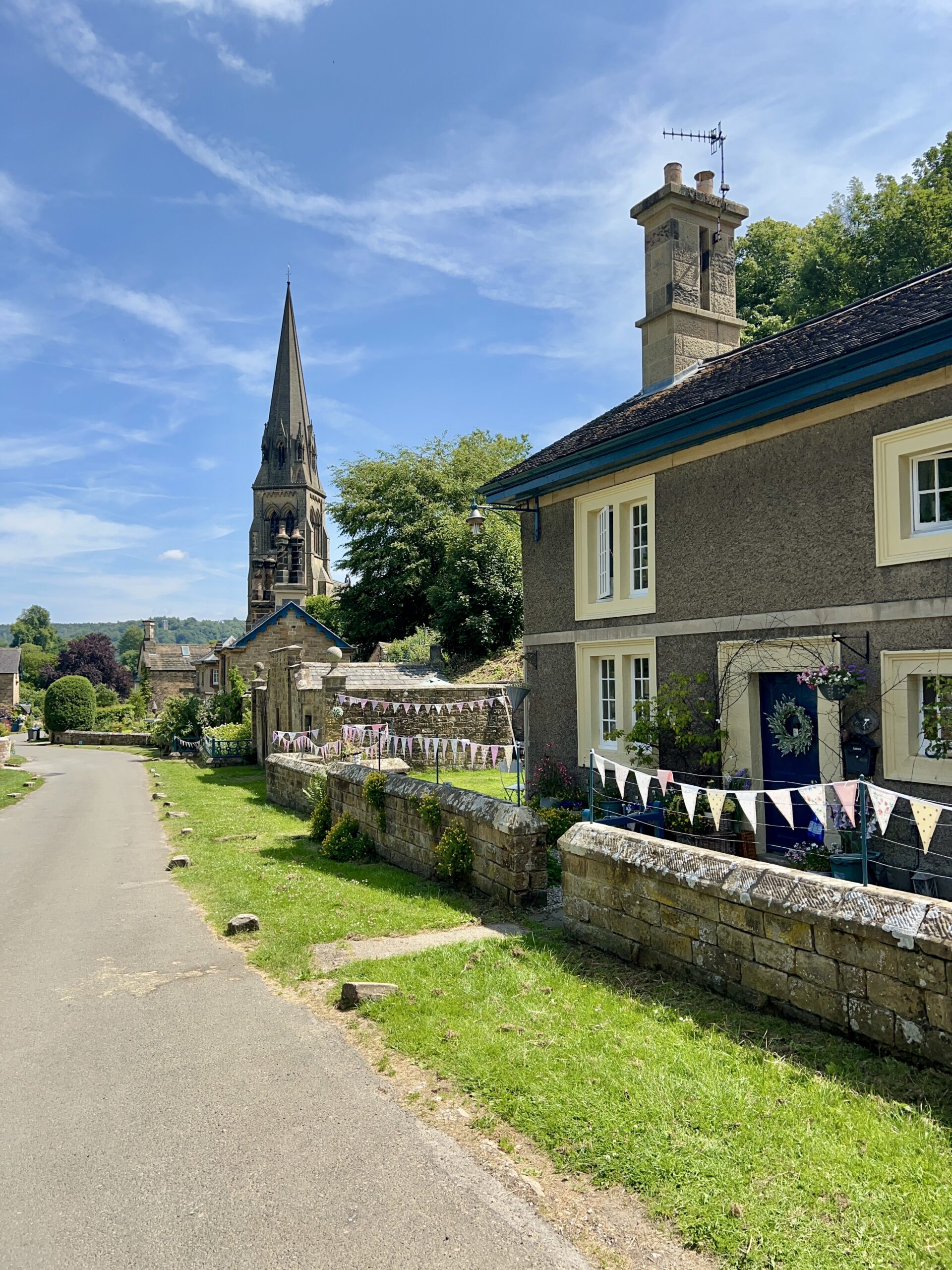 Edensor in England's Peak District