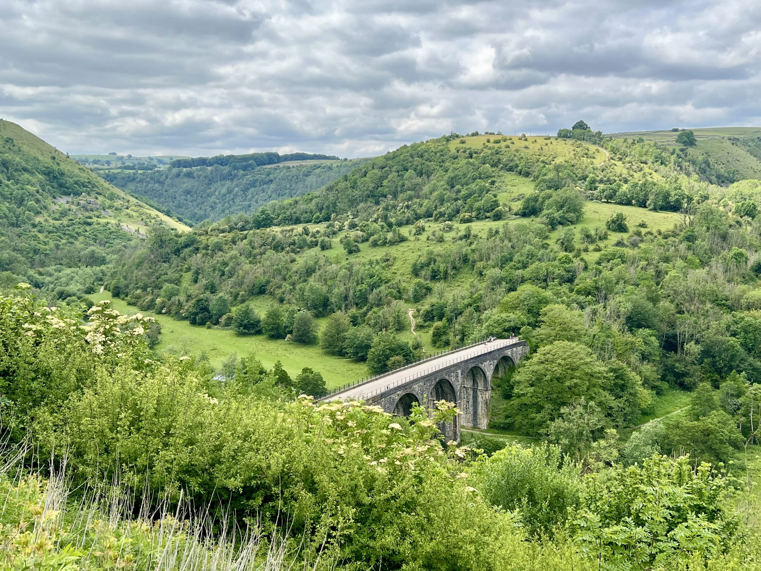 Monsal Head Viaduct in England's Peak District