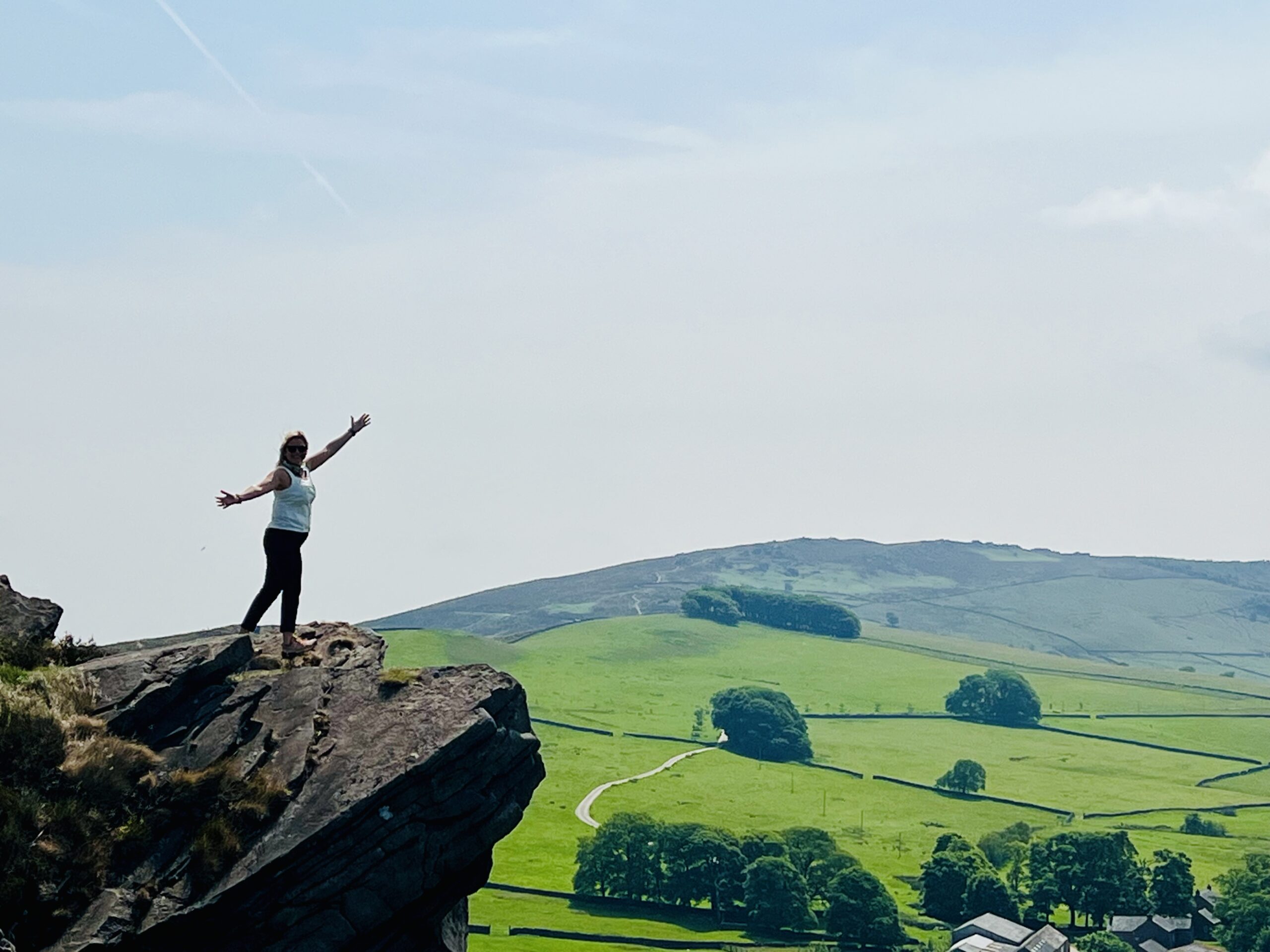 Price and prejudice moment at the Roaches in England's Peak District