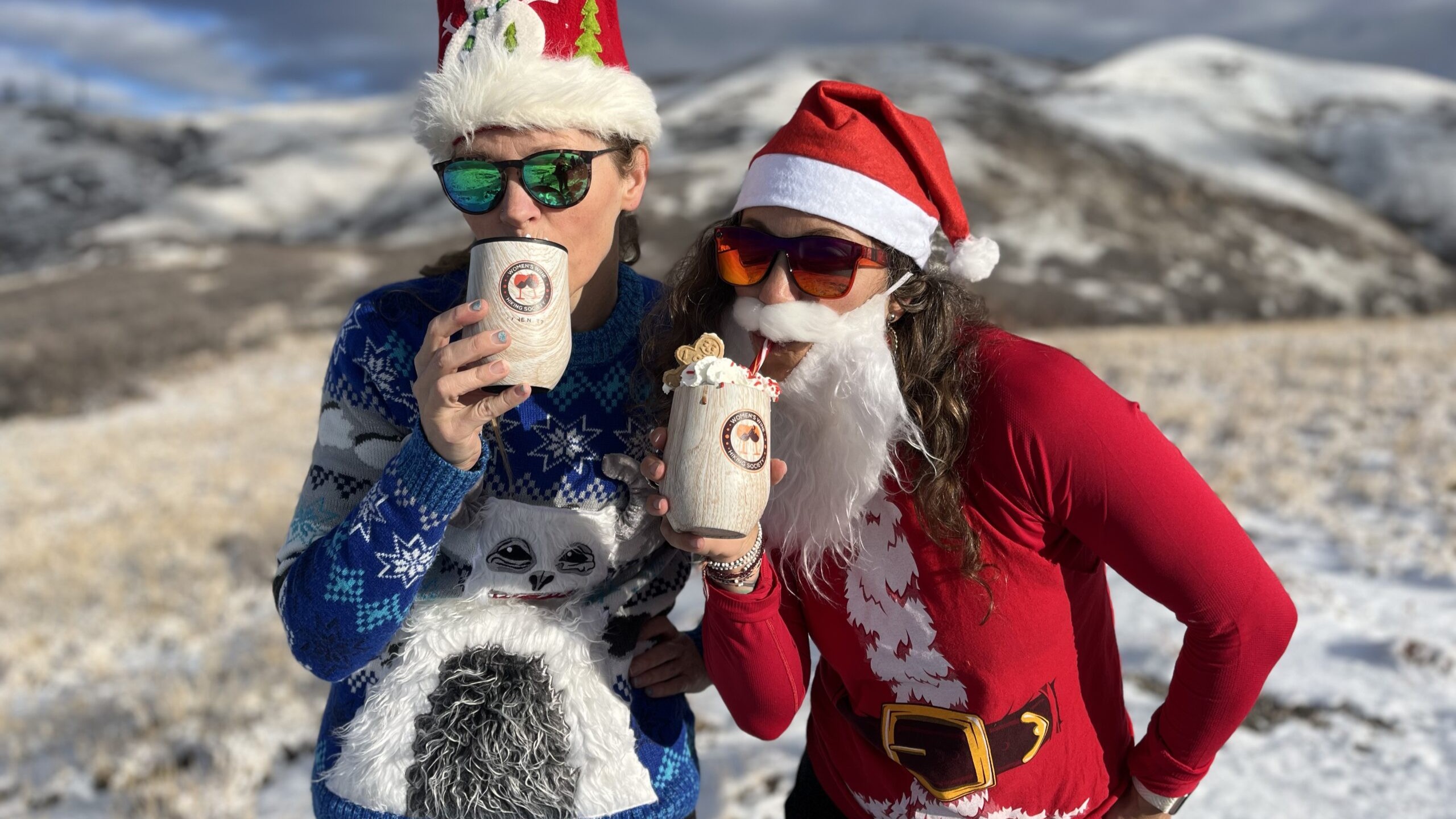 the Clauses at the White Elephant Party for the Wine Hiking Society in Salt Lake City