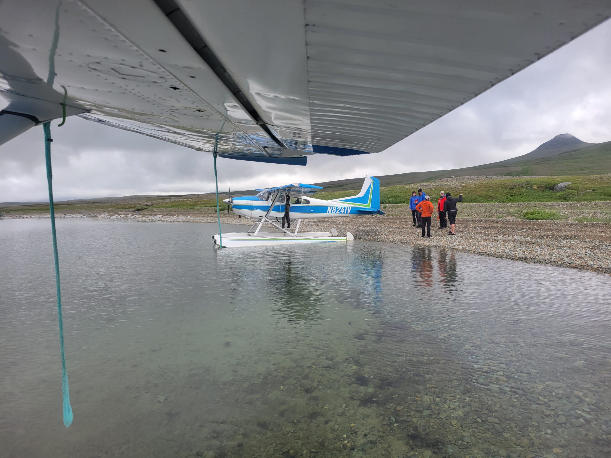 Getting dropped off in the Alaska Wilderness of Katmai National Park Getting dropped off in the Alaska Wilderness of Katmai National Park